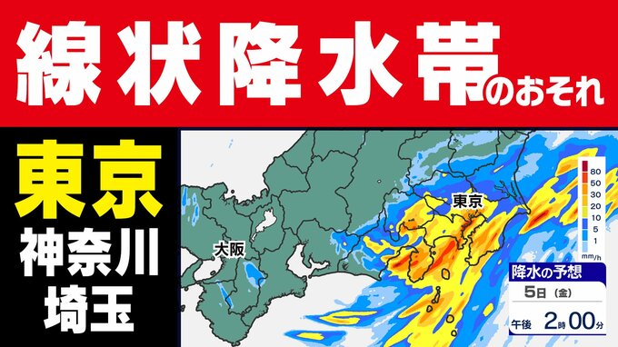 【東京首都圏 台風１５号最接近へ】台風１５号 午後５時には千葉県勝浦市付近「線状降水帯」発生のおそれ 【雨と風のシミュレーション５日（金）】気象庁発表詳しく【台風情報２０２５】東京・神奈川・埼玉・千葉・群馬・栃木・茨城　|　鹿児島のニュース｜MBC NEWS｜南日本放送