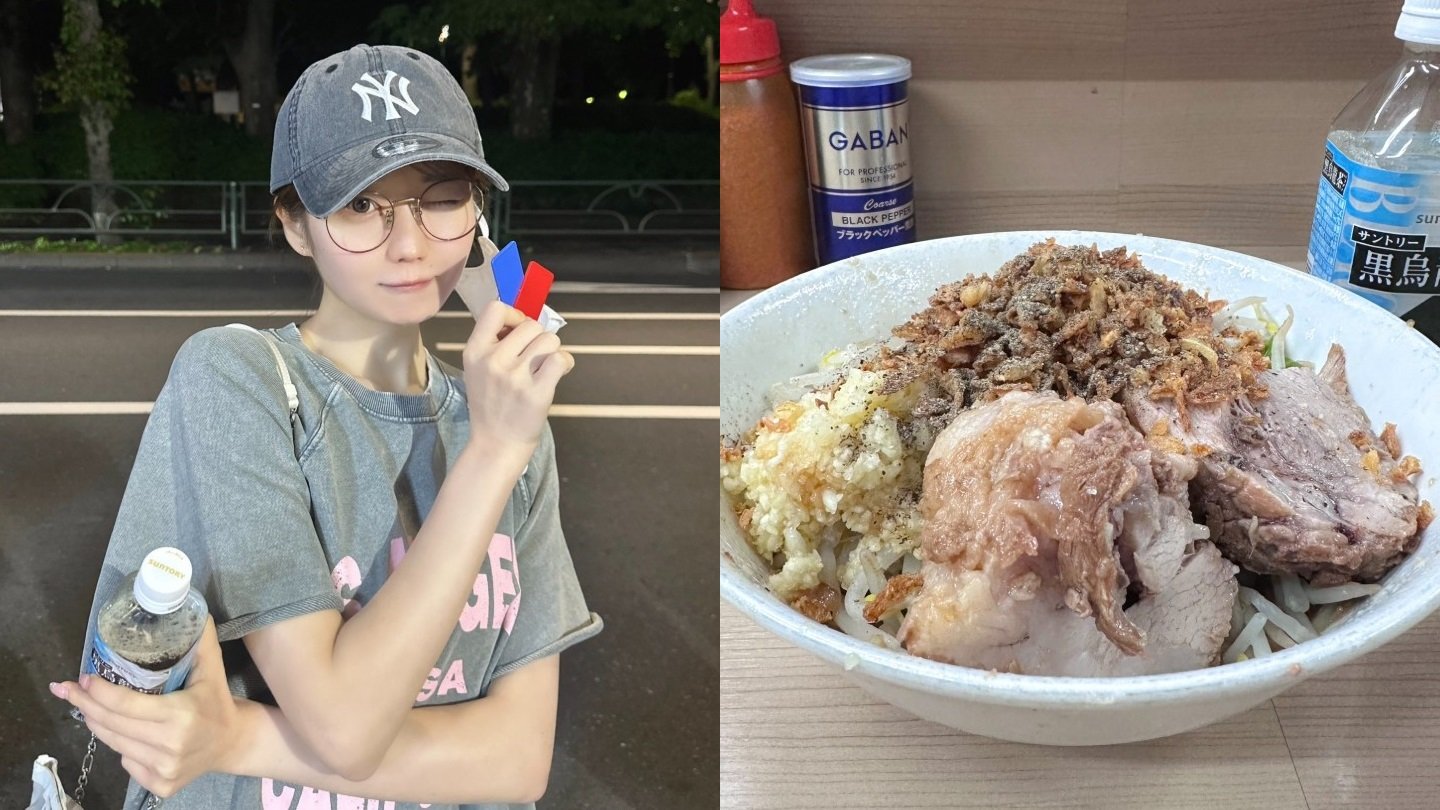 LOVE】大谷映美里 すっぴんオフで「汁なし チーズ ニンニクアブラ
