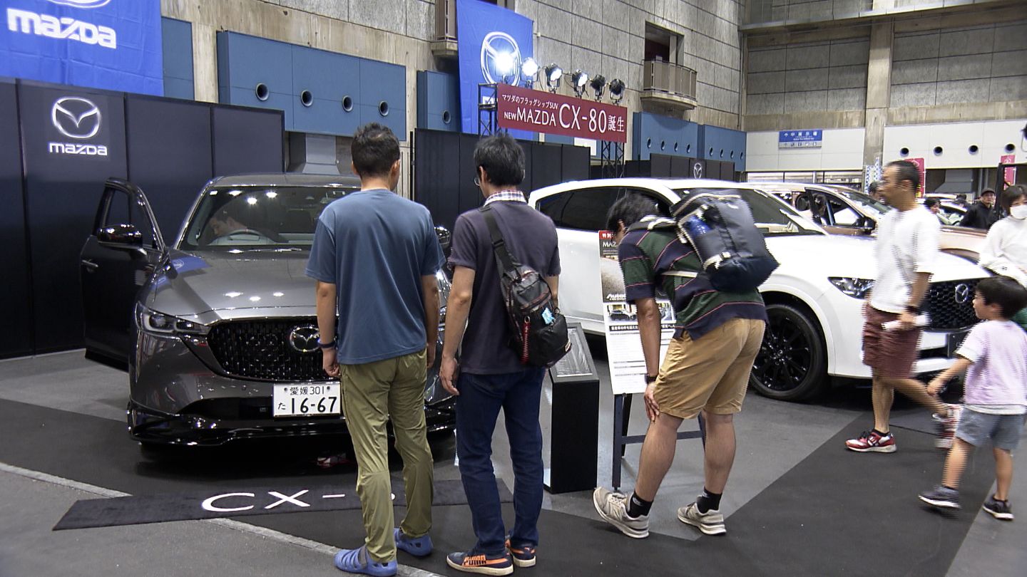 16社の新車約200台がずらり 大商談会「カーコロシアム2024