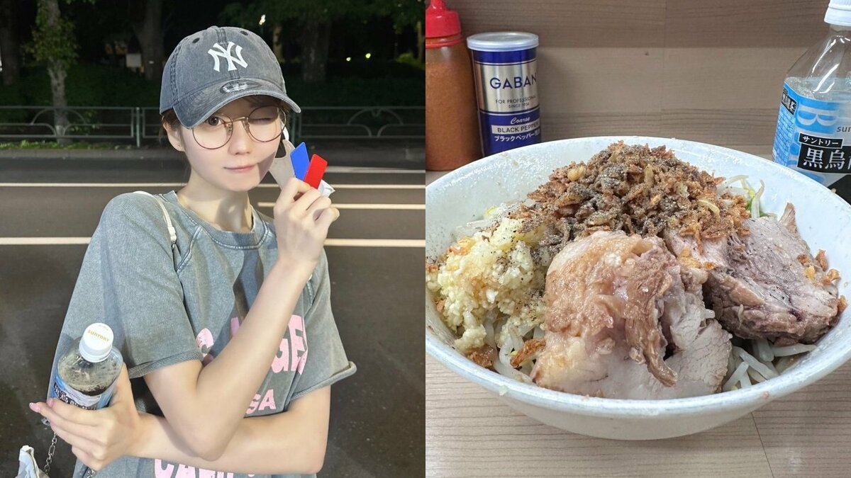 LOVE】大谷映美里 すっぴんオフで「汁なし チーズ ニンニクアブラ