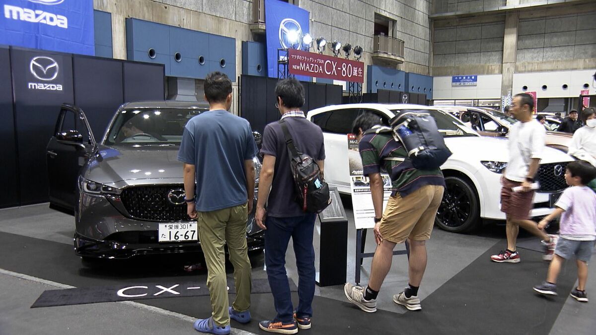 16社の新車約200台がずらり 大商談会「カーコロシアム2024