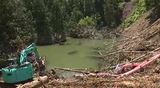 土砂ダムの解消進まず住民は不満も 梅雨時の土砂ダム決壊防止へ仮設水路設置急ぐ |TBS NEWS DIG