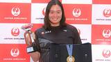 やり投・北口榛花「五輪で勝ち切れたのはすごく大きい」笑顔の帰国「北海道のおいしいもの食べたい」|TBS NEWS DIG