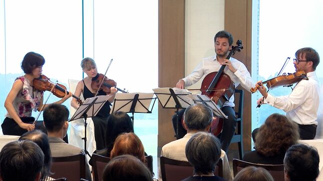 日本とスイスの文化交流を スイス・ロマンド管弦楽団が演奏会 豊かな音色に耳傾ける=静岡市清水区|TBS NEWS DIG