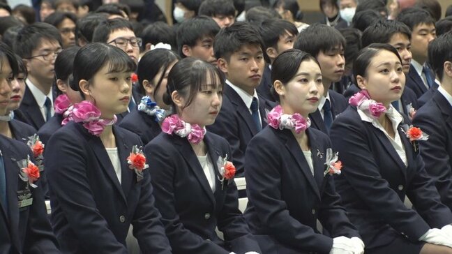 能登半島地震で被災 日本航空高校石川と日本航空大学校石川 系列校のある山梨・甲斐市で卒業式|TBS NEWS DIG