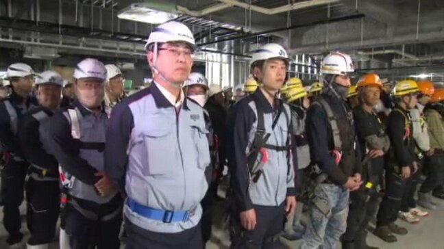 建設現場での労災防止へ 建設中の県庁第二別館をパトロールし作業員に安全呼びかけ 愛媛|TBS NEWS DIG