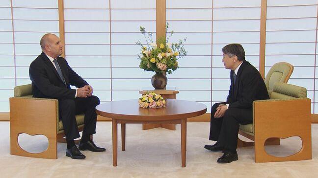 天皇陛下　ブルガリアの大統領とヨーグルト談議　幼少期に種菌からつくったブルガリアのヨーグルトを食べた思い出を紹介|TBS NEWS DIG