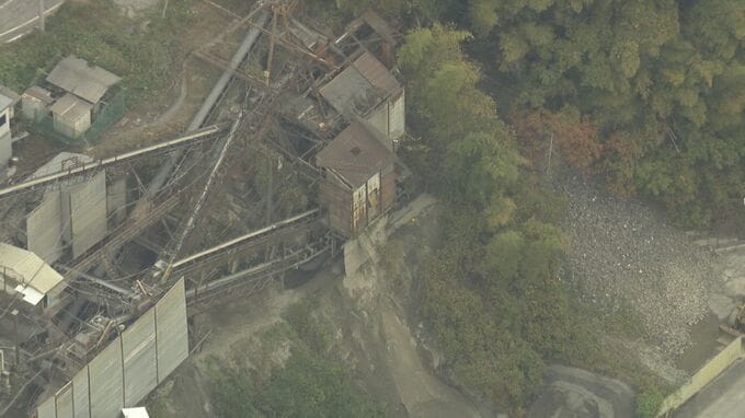 ベルトコンベヤーに巻込まれたか　砕石場で部品交換、点検作業中の男性(55)が死亡　広島|TBS NEWS DIG