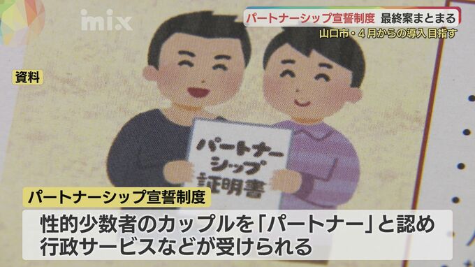 山口市「パートナーシップ宣誓制度」４月から導入へ　最終案まとまる　|　山口のニュース・天気・防災｜tys NEWS｜ｔｙｓテレビ山口