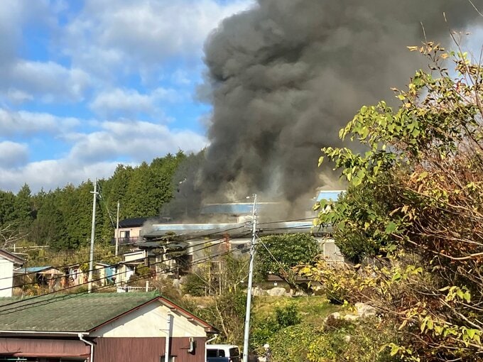 【速報】「爆発音がしている」いわき市平赤井で建物火災　午前8時半現在・福島　|　福島のニュース│TUF