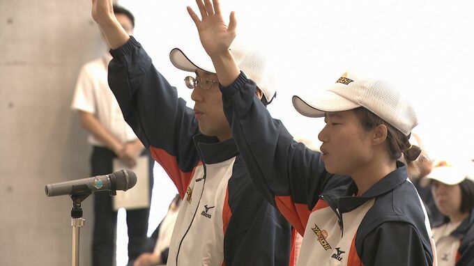全国障害者スポーツ大会へ「大会を精いっぱい楽しみたい」山口県選手団の結団式　|　山口のニュース・天気・防災｜tys NEWS｜ｔｙｓテレビ山口