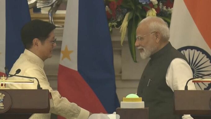 インドとフィリピンが安全保障協力を強化へ　首脳会談で戦略的パートナーシップの発足を宣言　国防当局間の対話活発化などで合意　中国けん制も狙いか
