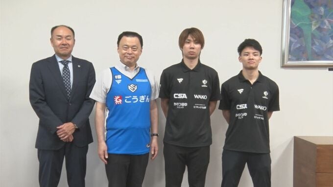 「島根を代表して、島根の皆さんの思いを背負って、戦っていく」　間もなく開幕のBプレミア 　島根スサノオマジック　丸山知事に決意表明|TBS NEWS DIG