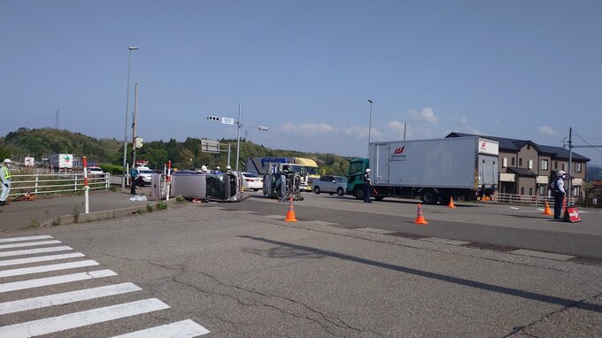 軽乗用車同士の衝突事故で高齢男性が心肺停止 石川・加賀市の国道8号　|　石川県のニュース｜MRO北陸放送