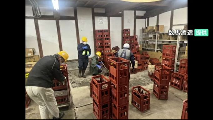 海から200m離れ津波に襲われた"数馬酒造" 多くの支援もらい今シーズンの新酒瓶詰め開始|TBS NEWS DIG