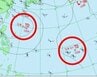 【気象情報】“台風のたまご”＝熱帯低気圧が2つに　“トリプル”→“ダブル熱低”に【29日（土）までの雨風シミュレーション】一つは熱低→低気圧に　気象庁の予想天気図　|　SBC NEWS | 長野のニュース | SBC信越放送