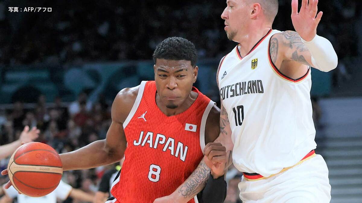 バスケ男子日本代表、世界王者ドイツに敗れ初戦黒星スタート 八村塁チーム最多20得点、次は開催国フランス戦【パリ五輪】 TBS NEWS DIG