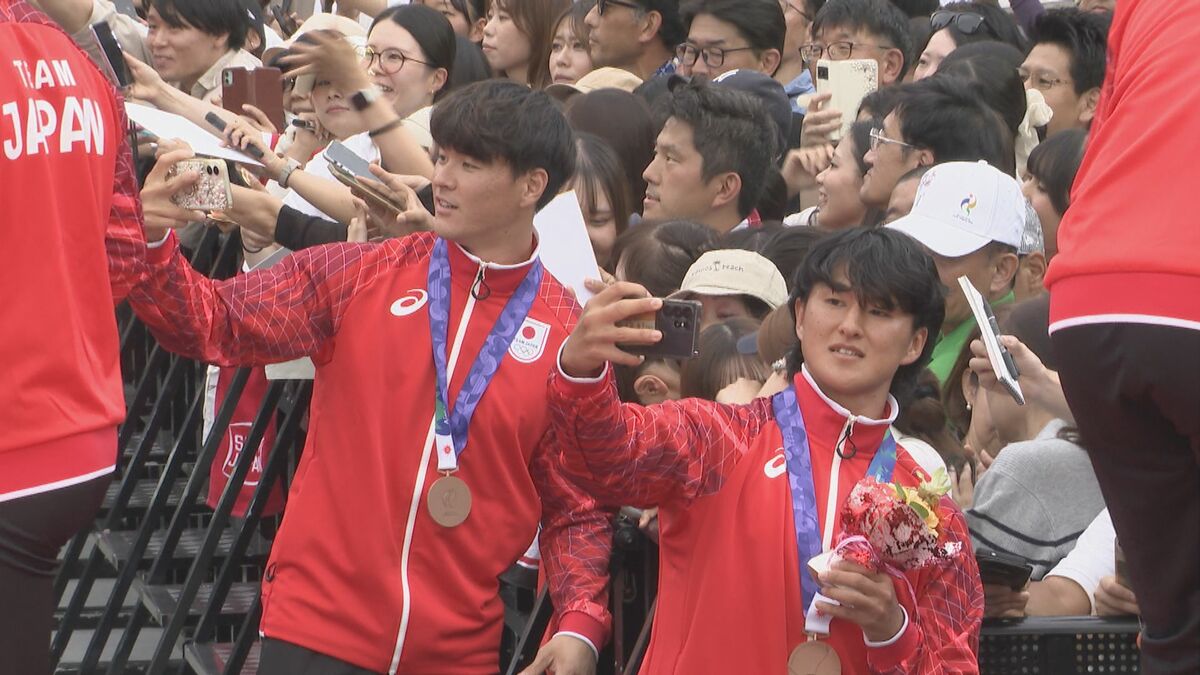 ソフトボール金メダル後藤選手「良さや強さを見せられた」アジア大会メダリスト祝うイベント名古屋 最終日は約１２５人がファンと交流