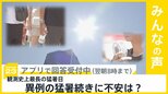 観測史上最長の猛暑日 異例の猛暑続きに不安は?【news23】|TBS NEWS DIG