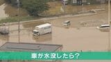 濁っていてわかりにくい“冠水した道路の水深” 車が水没したときとるべき対策は? JAFに聞く|TBS NEWS DIG