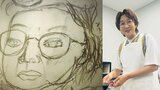【北陽】虻川美穂子さん「私の横で息子が描いた」自分の顔のスケッチ画に震撼「#息子画伯」|TBS NEWS DIG