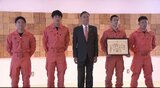 ロープを伝って要救助者を救出する速さを競う「ロープブリッジ救出」で全国1位に…長野市消防局の隊員が阿部知事に結果報告　|　SBC NEWS | 長野のニュース | SBC信越放送