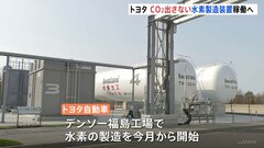 トヨタ　福島県で工場の脱炭素化　デンソー福島工場で水素製造装置を稼働へ| TBS CROSS DIG with Bloomberg