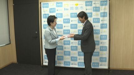 240人分のワクチンに 山口ダイハツ販売がペットボトルキャップを市に