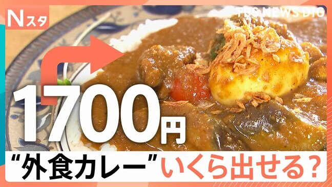 ナン食べ放題のインドカレーや下北沢の行列カレー!物価高の中「外食のカレーにいくらまで出せますか?」【Nスタ】|TBS NEWS DIG