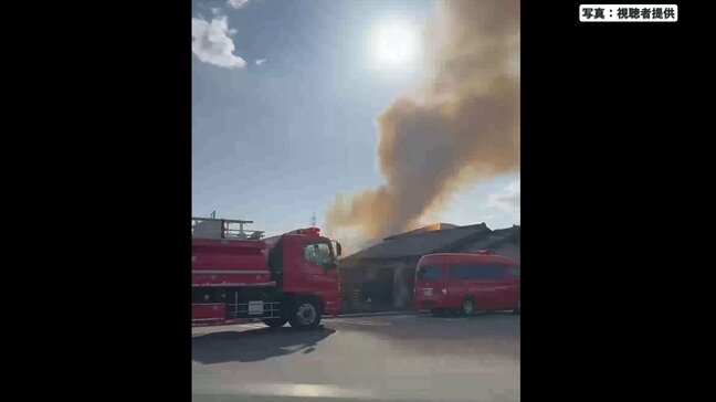 【速報】建物火災が発生 木造の家屋が全焼 山梨・南アルプス市|TBS NEWS DIG