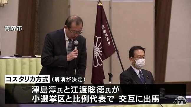 【衆院選2026】自民青森県連 1区に津島氏 比例に江渡氏で党本部に公認申請決定 コスタリカ方式を解消 衆議院選挙|TBS NEWS DIG