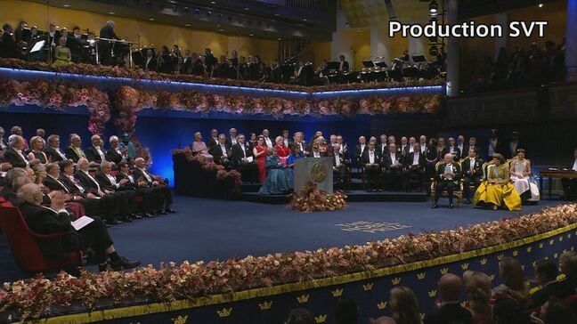 ノーベル賞授賞式 大阪大学・坂口志文特別栄誉教授と京都大学・北川進特別教授にメダル授与　日本人同時受賞は10年ぶり|TBS NEWS DIG