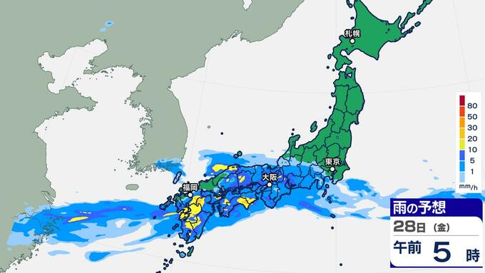 【大雨情報】九州で「線状降水帯」の可能性　中国・四国・近畿・東海・北陸「警報級の大雨」おそれ…全国の雨シミュレーションきょう・あす1時間ごと　|　鹿児島のニュース｜MBC NEWS｜南日本放送