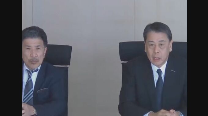 日産自動車の内田社長が陳謝　下請けメーカーへの違法な減額で