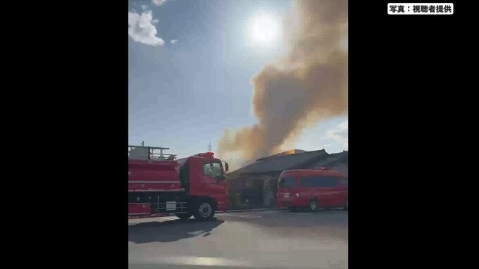 【速報】建物火災が発生　現在も延焼中　山梨・南アルプス市　|　山梨のニュース | ＵＴＹテレビ山梨