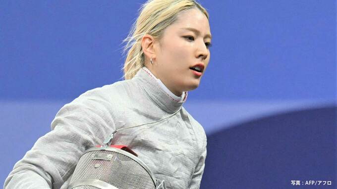 フェンシング・江村美咲が3回戦で無念の敗退、金メダル最有力の世界女王が格下の選手に敗れる波乱【パリ五輪】|TBS NEWS DIG
