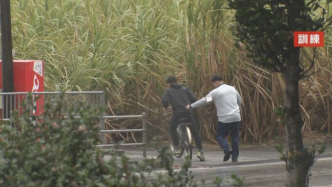 刑務所に護送中の受刑者が脱走した想定の対処訓練　警察と刑務所が合同で捜索　沖縄　|　沖縄のニュース｜RBC 琉球放送