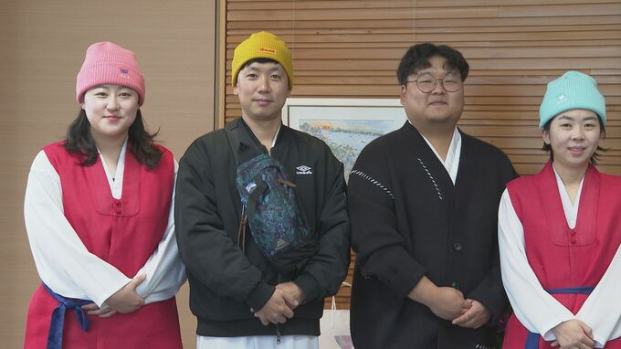 「いい雰囲気ですごくいい演技ができた」リトル釜山フェスタ公演の舞踊団が市長表敬　|　山口のニュース・天気・防災｜tys NEWS｜ｔｙｓテレビ山口