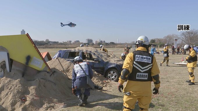 首都直下地震を想定　警察・消防が合同で訓練　埼玉・川口市|TBS NEWS DIG