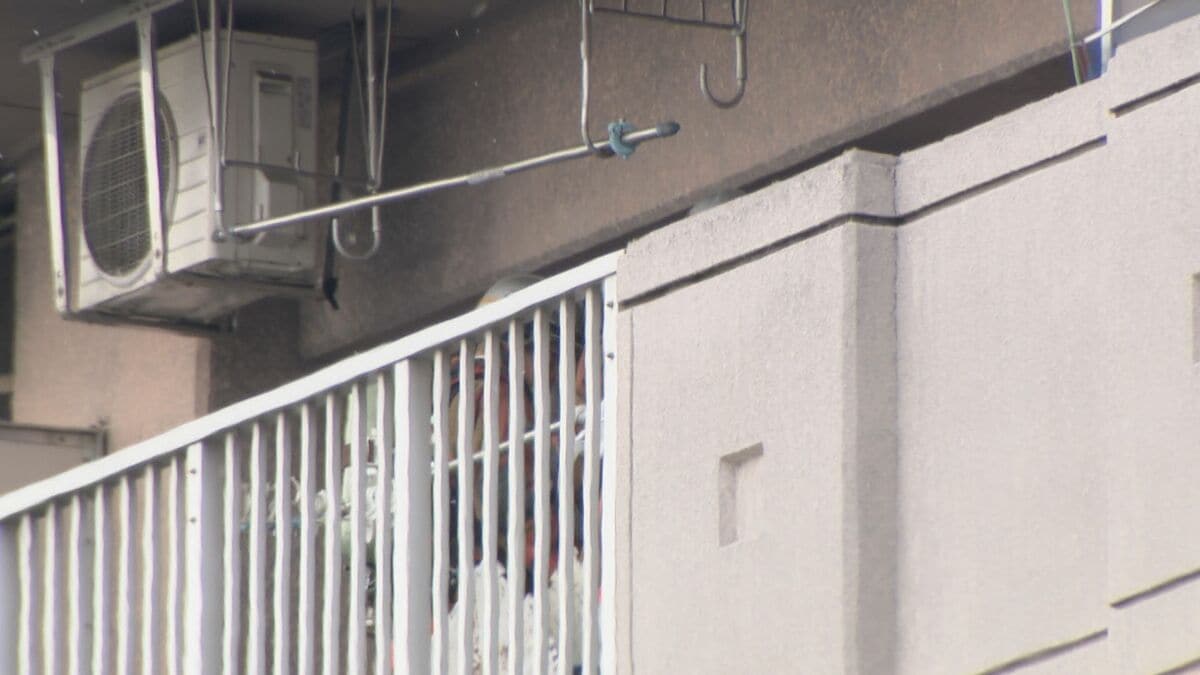 ｢煙が出ている｣ 県営住宅で火事 火元の部屋の住人とみられる80代くらいの女性死亡 50代くらいの男性が意識不明の重体 名古屋･南区