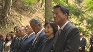 「厳かな空気感。何回も来たいと思う」杉良太郎さんと伍代夏子さんらが「矢立の杉」の法要参列 山梨・大月市 | 山梨のニュース | UTYテレビ山梨