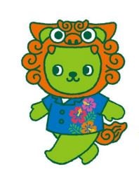 シーサーとかりゆしウェアで颯爽と　アルクマの沖縄バージョンが誕生　交流連携協定結んだ両県の取り組み促進に活用へ　長野県　|　SBC NEWS | 長野のニュース | SBC信越放送
