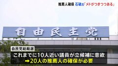 自民党総裁選　課題は推薦人20人の確保　石破氏「メドはつきつつある」 水面下の動きが活発化| TBS CROSS DIG with Bloomberg
