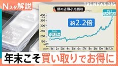 年末こそ「買い取り」でお得に！金の小売価格は1年で約1.6倍、銀は2.2倍に上昇【Nスタ解説】| TBS CROSS DIG with Bloomberg