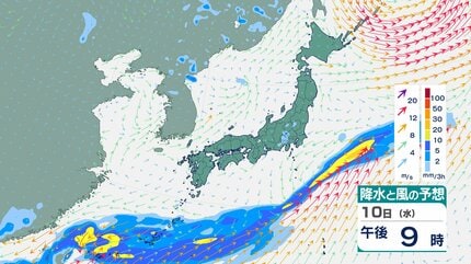 南西諸島 大雨が続く見込み 11日にかけて 10日朝までに奄美は150mm予想