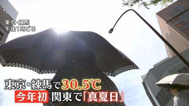 GWに“春の嵐”一転、都内で今年初の「真夏日」…なのに北海道では雪　沖縄は全国2番目に梅雨入り|TBS NEWS DIG