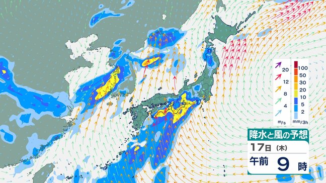 東海地方で土砂災害の危険度が著しく高まる…24時間降水量は多いところで200mm予想【雨と風シミュレーション】|TBS NEWS DIG