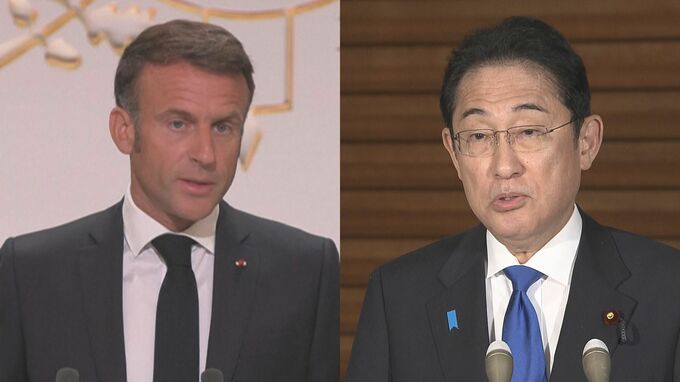 日仏首脳が電話会談　自国民の安全確保最優先し、連携を確認