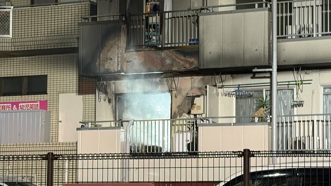 【速報】千葉・松戸市のマンションで火事　1人が死亡 1人がのどの痛みを訴える|TBS NEWS DIG