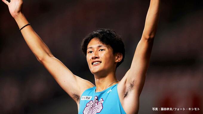 男子200mパリ五輪代表・鵜澤飛羽が2年ぶり2度目の優勝！「一生の思い出になる」大学最後の日本インカレで有終の美|TBS NEWS DIG